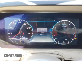 2018 Mercedes-Benz S 560 with VIN WDDUG8DB5JA378761, listed as a Copart auction lot 46141835 with 51,135 mi miles and Salvage Title. Bid and sale history available at carsss.com. Image 9.