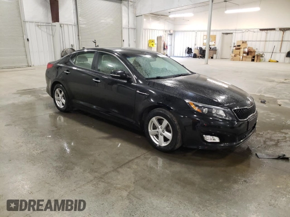 2015 Kia Optima LX with VIN 5XXGM4A7XFG483056, listed as a Copart auction lot 51503795 with 92,355 mi miles and Salvage Title. Bid and sale history available at carsss.com. Image 4.