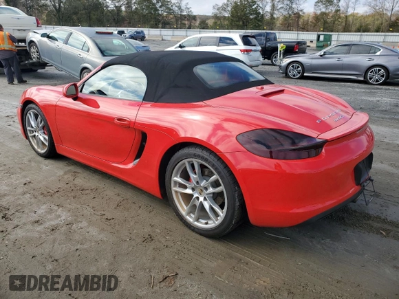 2013 Porsche Boxster S with VIN WP0CB2A85DS133399, listed as a Copart auction lot 79243854 with 67,025 mi miles and Salvage Title. Bid and sale history available at carsss.com. Image 2.
