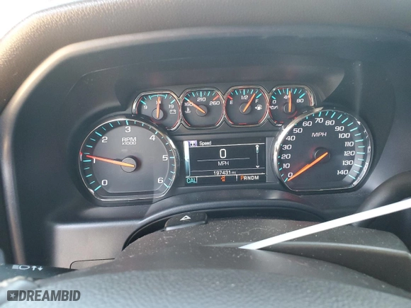 2015 Chevrolet Silverado 1500 LTZ with VIN 3GCUKSEC1FG173590, listed as a Copart auction lot 79028274 with 197,431 mi miles and Salvage Title. Bid and sale history available at carsss.com. Image 9.