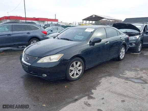 2007 Lexus ES 350 with VIN JTHBJ46G872126394, listed as a IAAI auction lot 40889557 with 123,754 mi miles. Bid and sale history available at carsss.com. Image 2.