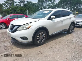 2015 Nissan Murano Platinum with VIN 5N1AZ2MG6FN258074, listed as a IAAI auction lot 42478398 with 219,761 mi miles and . Bid and sale history available at DreamBid. Image 17.