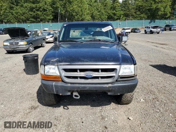 1999 Ford Ranger XL with VIN 1FTZR15V7XTA62124, listed as a Copart auction lot 55239095 with 284,087 mi miles and Clean title. Bid and sale history available at DreamBid. Image 5.