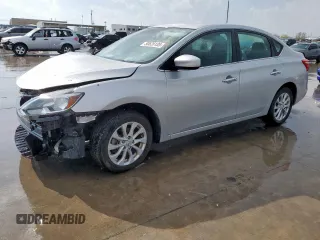 2019 Nissan Sentra S with VIN 3N1AB7AP6KY356483, listed as a Copart auction lot 50626135 with 48,195 mi miles and Salvage Title. Bid and sale history available at carsss.com. Image 1.