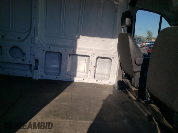 2023 Ford Transit Cargo with VIN 1FTBR1C88PKA57115, listed as a Copart auction lot 52321375 with 48,740 mi miles and Salvage Title. Bid and sale history available at DreamBid. Image 11.