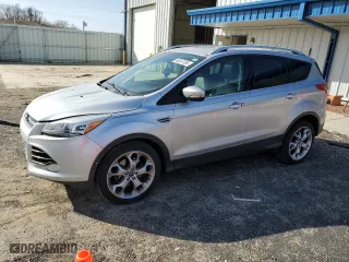 2016 Ford Escape Titanium with VIN 1FMCU9J93GUA08188, listed as a Copart auction lot 48247395 with 116,179 mi miles and Salvage Title. Bid and sale history available at carsss.com. Image 1.