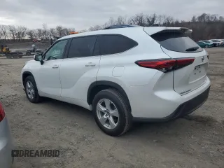 2022 Toyota Highlander L with VIN 5TDCZRBHXNS210846, listed as a Copart auction lot 87204684 with 19,239 mi miles and Salvage title. Bid and sale history available at DreamBid. Image 2.