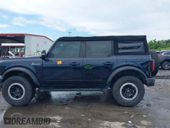 2021 Ford Bronco z VIN 1FMEE5DP2MLA89419, wystawiony jako IAAI lot #42346223 z przebiegiem Nie podano mil oraz . Historia ofert i sprzedaży dostępna na DreamBid. Obrazek 15.