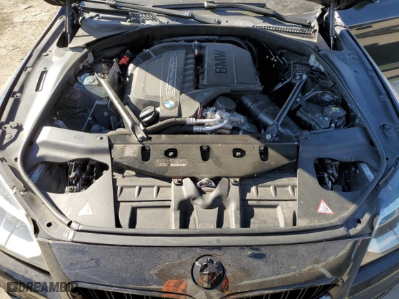 2015 BMW 6 Series 640i with VIN WBA6A0C53FD318076, listed as a Copart auction lot 78717324 with 97,664 mi miles and Salvage Title. Bid and sale history available at carsss.com. Image 12.