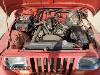 1993 Jeep Wrangler "S" with VIN 1J4FY19P6PP253652, listed as a Copart auction lot 54311795 with 308,487 mi miles and Clean Title. Bid and sale history available at carsss.com. Image 11.