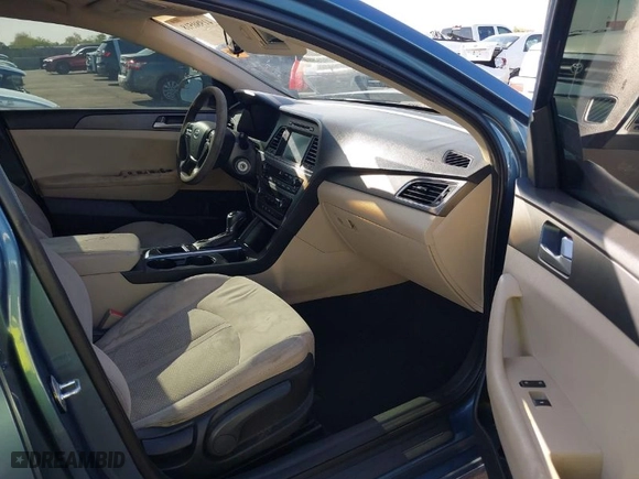 2016 Hyundai Sonata 2.4L SE with VIN 5NPE24AF9GH433954, listed as a IAAI auction lot 41980518 with 124,351 mi miles. Bid and sale history available at carsss.com. Image 5.