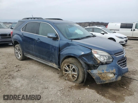 2017 Chevrolet Equinox LT with VIN 2GNALCEK3H6190376, listed as a Copart auction lot 44612015 with 135,797 mi miles and Salvage Title. Bid and sale history available at carsss.com. Image 4.