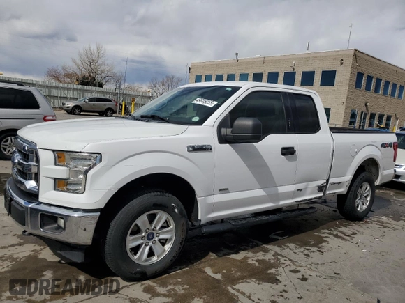 2017 Ford F-150 XL with VIN 1FTEX1EP9HKC44209, listed as a Copart auction lot 49645355 with 136,400 mi miles and Salvage Title. Bid and sale history available at carsss.com. Image 1.