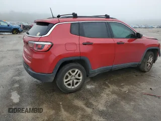 2019 Jeep Compass Sport with VIN 3C4NJCAB3KT676551, listed as a Copart auction lot 58426385 with 205,020 mi miles and Salvage title. Bid and sale history available at DreamBid. Image 3.