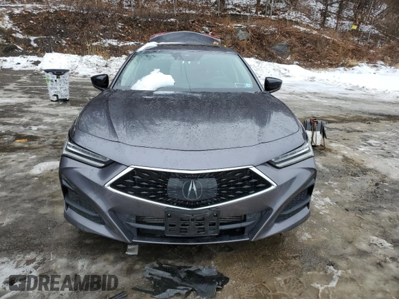 2021 Acura TLX w/Technology Package with VIN 19UUB6F48MA001374, listed as a Copart auction lot 44976495 with 31,888 mi miles and Salvage Title. Bid and sale history available at carsss.com. Image 5.