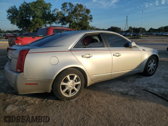 2008 Cadillac CTS RWD w/1SA with VIN 1G6DF577280175431, listed as a Copart auction lot 73821904 with 0 mi miles and Non Repairable. Bid and sale history available at carsss.com. Image 3.