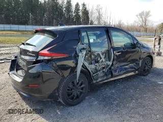 2022 Nissan LEAF S with VIN 1N4AZ1BVXNC563237, listed as a Copart auction lot 50106515 with 44,295 mi miles and Salvage Title. Bid and sale history available at DreamBid. Image 3.