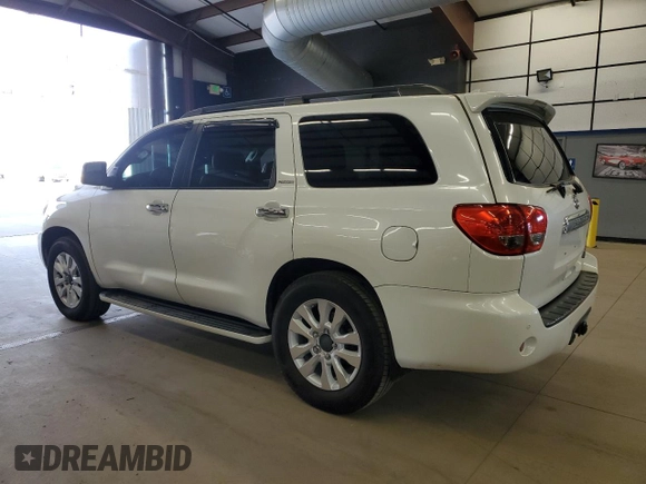 2014 Toyota Sequoia Platinum with VIN 5TDDY5G13ES105626, listed as a Copart auction lot 53572755 with 167,450 mi miles and Clean Title. Bid and sale history available at carsss.com. Image 2.