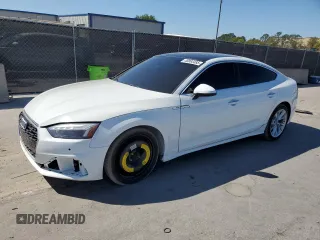2021 Audi A5 Sportback Premium Plus with VIN WAUCBCF5XMA061395, listed as a Copart auction lot 48883485 with 8,915 mi miles and Clean Title. Bid and sale history available at carsss.com. Image 1.