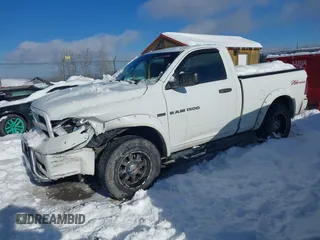 2012 Ram 1500 Express with VIN 3C6JD7AT1CG124635, listed as a IAAI auction lot 41242405 with 96,248 mi miles. Bid and sale history available at carsss.com. Image 17.