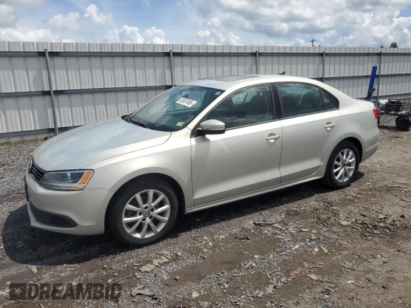 2011 Volkswagen Jetta SE with VIN 3VWDZ7AJ2BM017953, listed as a Copart auction lot 55307495 with 113,672 mi miles and Salvage title. Bid and sale history available at DreamBid. Image 1.