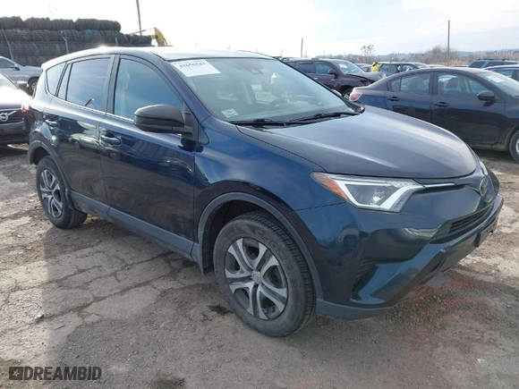 2018 Toyota RAV4 LE with VIN JTMBFREV5JD253342, listed as a IAAI auction lot 41656581 with 243,791 mi miles. Bid and sale history available at carsss.com. Image 1.