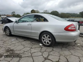2004 Mercedes-Benz CLK-Class 3.2L with VIN WDBTJ65J24F094253, listed as a Copart auction lot 73600574 with 134,379 mi miles and Salvage Title. Bid and sale history available at carsss.com. Image 2.