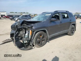 2016 Jeep Cherokee Altitude with VIN 1C4PJLCS1GW222595, listed as a Copart auction lot 43760325 with 190,316 mi miles and Salvage Title. Bid and sale history available at carsss.com. Image 1.