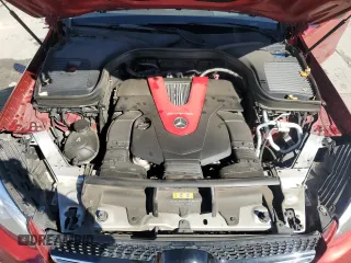 2019 Mercedes-Benz GLC with VIN WDC0J6EB0KF609884, listed as a Copart auction lot 46167775 with 43,011 mi miles and Salvage Title. Bid and sale history available at carsss.com. Image 12.