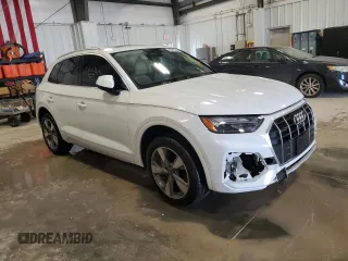2024 Audi Q5 Premium Plus with VIN WA1BBAFY3R2040820, listed as a Copart auction lot 88948035 with 13,408 mi miles and Salvage title. Bid and sale history available at DreamBid. Image 4.