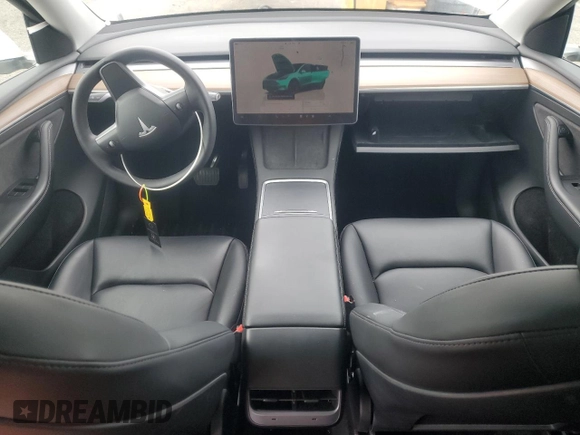 2023 Tesla Model Y Long Range with VIN 7SAYGDEE3PF583883, listed as a Copart auction lot 50920145 with 72,155 mi miles and Salvage Title. Bid and sale history available at DreamBid. Image 8.