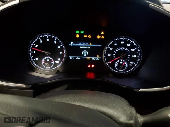2023 Hyundai Santa Fe SEL with VIN 5NMS24AJ7PH572646, listed as a Copart auction lot 49244455 with 15,212 mi miles and Salvage Title. Bid and sale history available at DreamBid. Image 9.