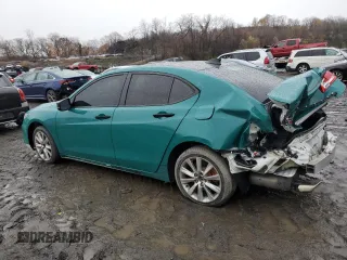 2020 Acura TLX w/Technology Pkg with VIN 19UUB3F43LA004020, listed as a Copart auction lot 81593814 with 38,384 mi miles and Non Repairable. Bid and sale history available at carsss.com. Image 2.