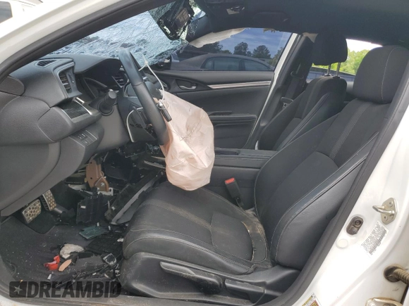 2019 Honda Civic Sport with VIN 19XFC2F89KE008666, listed as a Copart auction lot 55490485 with 151,467 mi miles and Salvage title. Bid and sale history available at DreamBid. Image 7.
