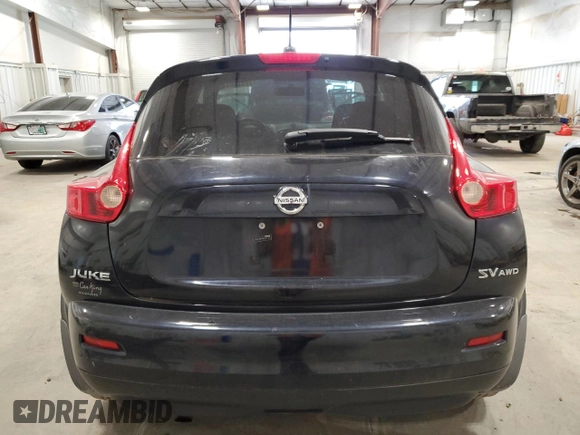 2011 Nissan Juke SV with VIN JN8AF5MV3BT017323, listed as a Copart auction lot 78926894 with 166,452 mi miles and Non Repairable. Bid and sale history available at DreamBid. Image 6.
