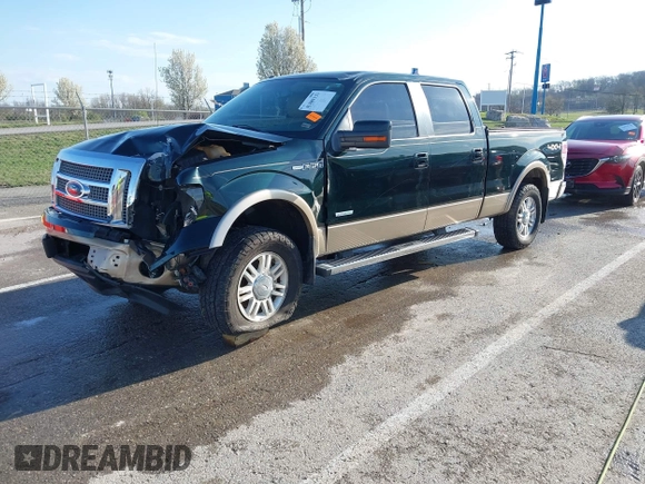 2012 Ford F-150 XL with VIN 1FTFW1ET3CFB33371, listed as a IAAI auction lot 41889333 with 125,894 mi miles. Bid and sale history available at carsss.com. Image 2.