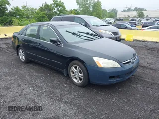 2007 Honda Accord LX SE z VIN 1HGCM56347A060871, wystawiony jako IAAI lot #42525456 z przebiegiem 205 285 mil mil oraz . Historia ofert i sprzedaży dostępna na DreamBid. Obrazek 1.
