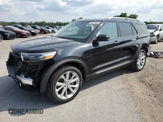 2023 Ford Explorer Platinum with VIN 1FM5K8HCXPGC08557, listed as a Copart auction lot 63674354 with 3,977 mi miles and Salvage title. Bid and sale history available at DreamBid. Image 1.