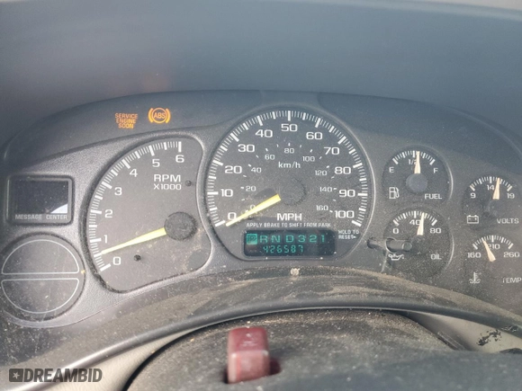 2001 Chevrolet Silverado 1500 LS with VIN 1GCEC19T11Z172390, listed as a Copart auction lot 78821024 with 426,587 mi miles and Salvage Title. Bid and sale history available at carsss.com. Image 9.