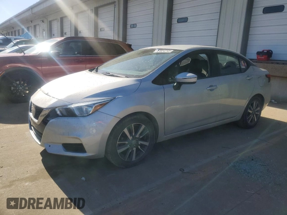 2021 Nissan Versa SV with VIN 3N1CN8EVXML852045, listed as a Copart auction lot 47034745 with 88,304 mi miles and Salvage title. Bid and sale history available at DreamBid. Image 1.