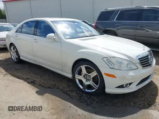 2008 Mercedes-Benz S 550 with VIN WDDNG71X38A221836, listed as a IAAI auction lot 41963568 with 107,774 mi miles and . Bid and sale history available at DreamBid. Image 1.