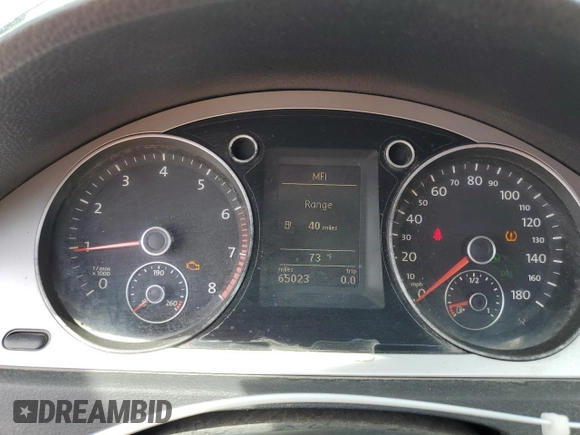2009 Volkswagen CC Sport with VIN WVWML73C09E554081, listed as a Copart auction lot 55257695 with 65,023 mi miles and Clean Title. Bid and sale history available at carsss.com. Image 9.
