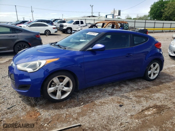 2013 Hyundai Veloster w/Black Int with VIN KMHTC6AD9DU141233, listed as a Copart auction lot 54603945 with 145,729 mi miles and Clean Title. Bid and sale history available at carsss.com. Image 1.