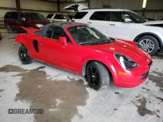 2002 Toyota MR2 z VIN JTDFR320320041854, wystawiony jako Copart lot #82822754 z przebiegiem 129 450 mil mil oraz Szkoda całkowita • Salvage title. Historia ofert i sprzedaży dostępna na DreamBid. Obrazek 4.