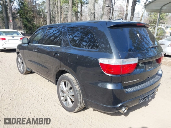 2012 Dodge Durango R/T with VIN 1C4SDHCTXCC130386, listed as a IAAI auction lot 41721300 with 109,229 mi miles and . Bid and sale history available at DreamBid. Image 3.