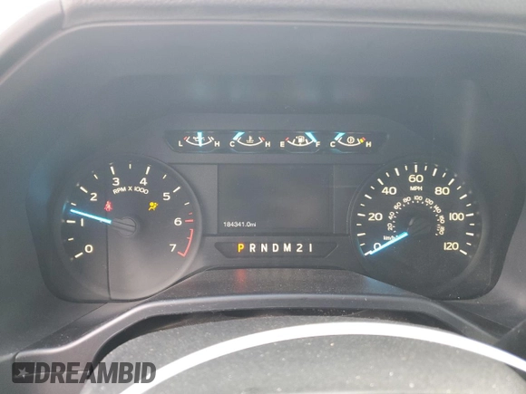 2016 Ford F-150 XLT with VIN 1FTEX1EP3GKE50642, listed as a Copart auction lot 51576445 with 184,341 mi miles and Salvage Title. Bid and sale history available at carsss.com. Image 9.