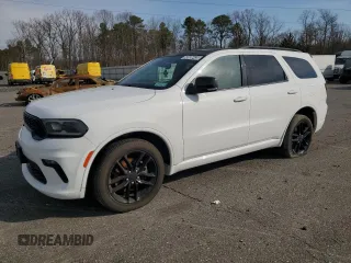 2022 Dodge Durango GT Plus with VIN 1C4RDJDG6NC107147, listed as a Copart auction lot 48886455 with 25,632 mi miles and Clean Title. Bid and sale history available at DreamBid. Image 1.