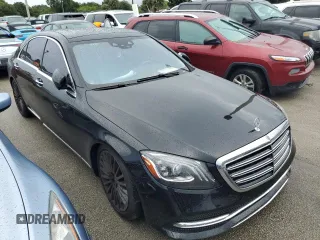 2020 Mercedes-Benz S S 560 with VIN WDDUG8GB8LA490596, listed as a Copart auction lot 73997774 with Not Provided miles and Non Repairable. Bid and sale history available at carsss.com. Image 4.