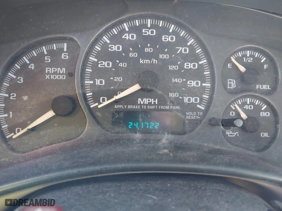 2002 Chevrolet Tahoe LT with VIN 1GNEK13Z42J140816, listed as a IAAI auction lot 41973686 with 241,722 mi miles. Bid and sale history available at carsss.com. Image 7.