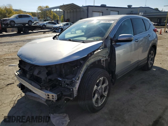 2019 Honda CR-V EX with VIN 7FARW1H58KE009761, listed as a Copart auction lot 61458392 with 44,279 mi miles. Bid and sale history available at carsss.com. Image 2.
